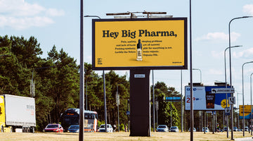 hey big pharma campaign visual organia cbd