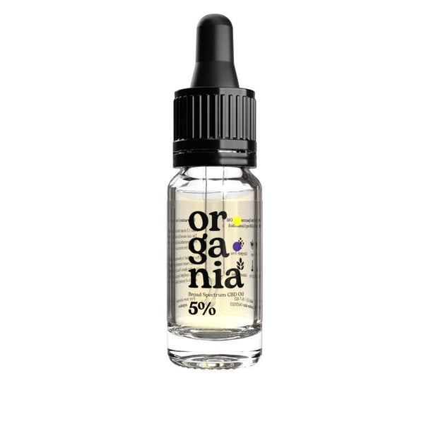organia 5% broad spectrum cbd oil in 10ml bottle | Organia 500mg (5%) Broad Spectrum CBD Oil | organia 15% full spectrum cbd oil in 10ml bottle  | Organia CBD Oils